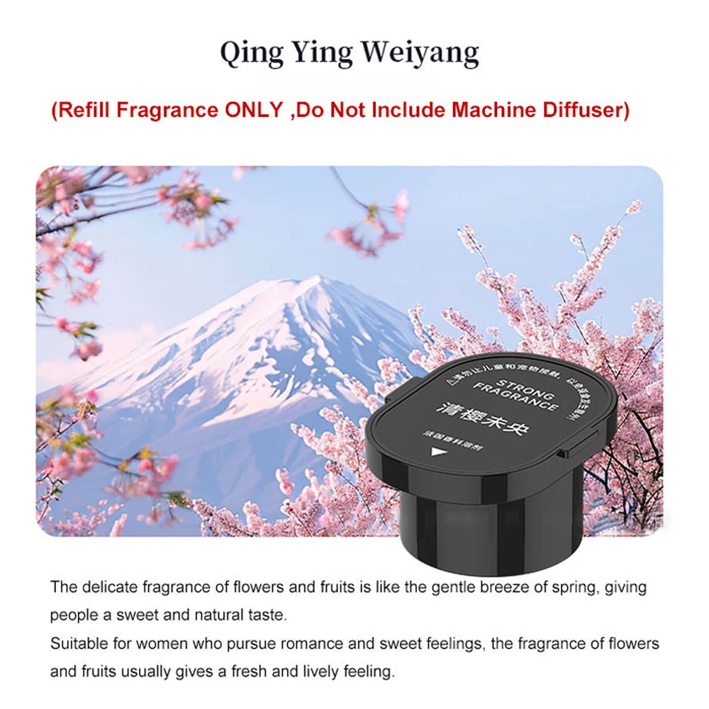 2025 New Car Air Freshener, Sea Mist & Cloud Aroma, Smart Atomizing Diffuser, Natural Fragrance, Auto Spray Air Freshener Machin