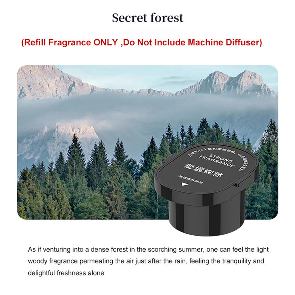 2025 New Car Air Freshener, Sea Mist & Cloud Aroma, Smart Atomizing Diffuser, Natural Fragrance, Auto Spray Air Freshener Machin