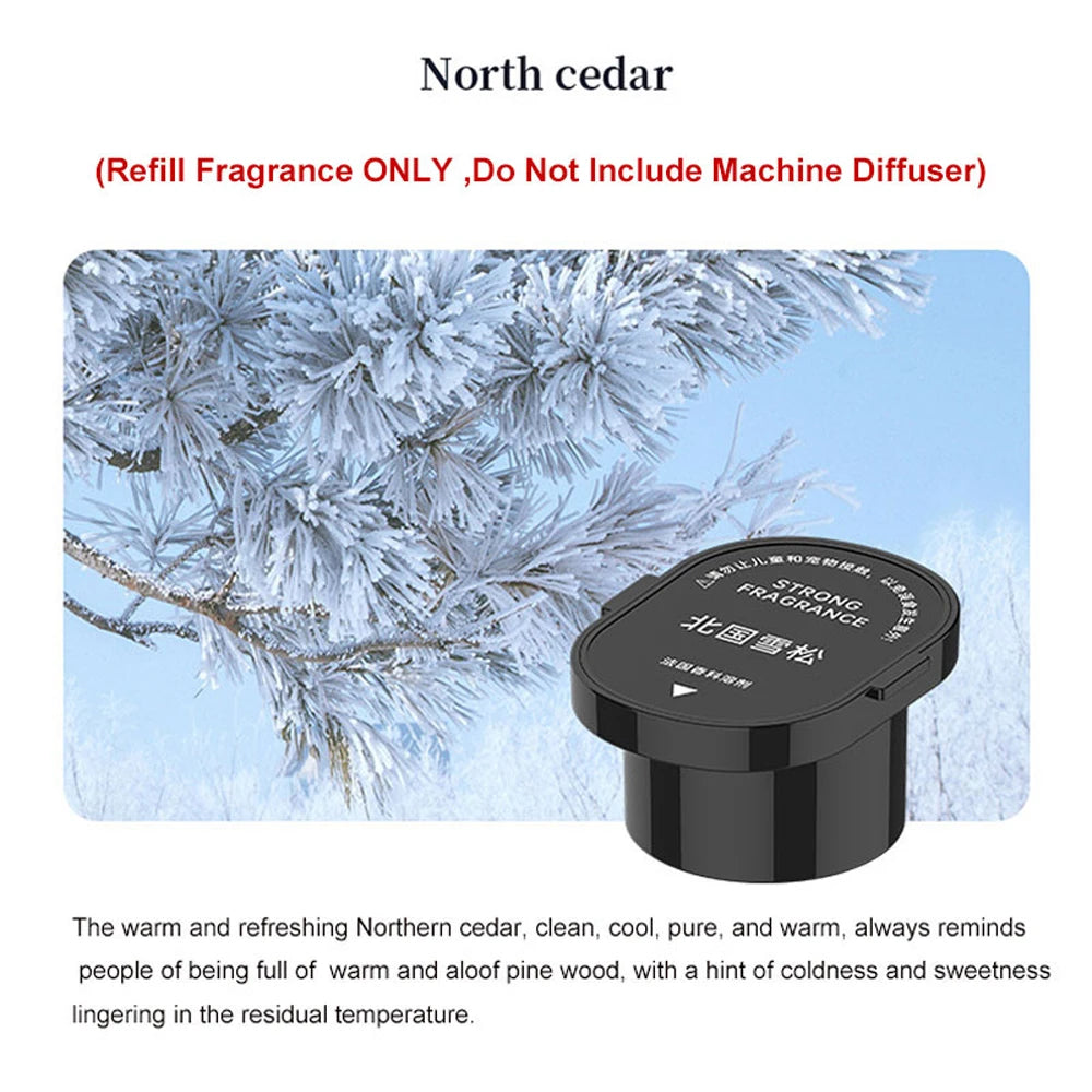 2025 New Car Air Freshener, Sea Mist & Cloud Aroma, Smart Atomizing Diffuser, Natural Fragrance, Auto Spray Air Freshener Machin